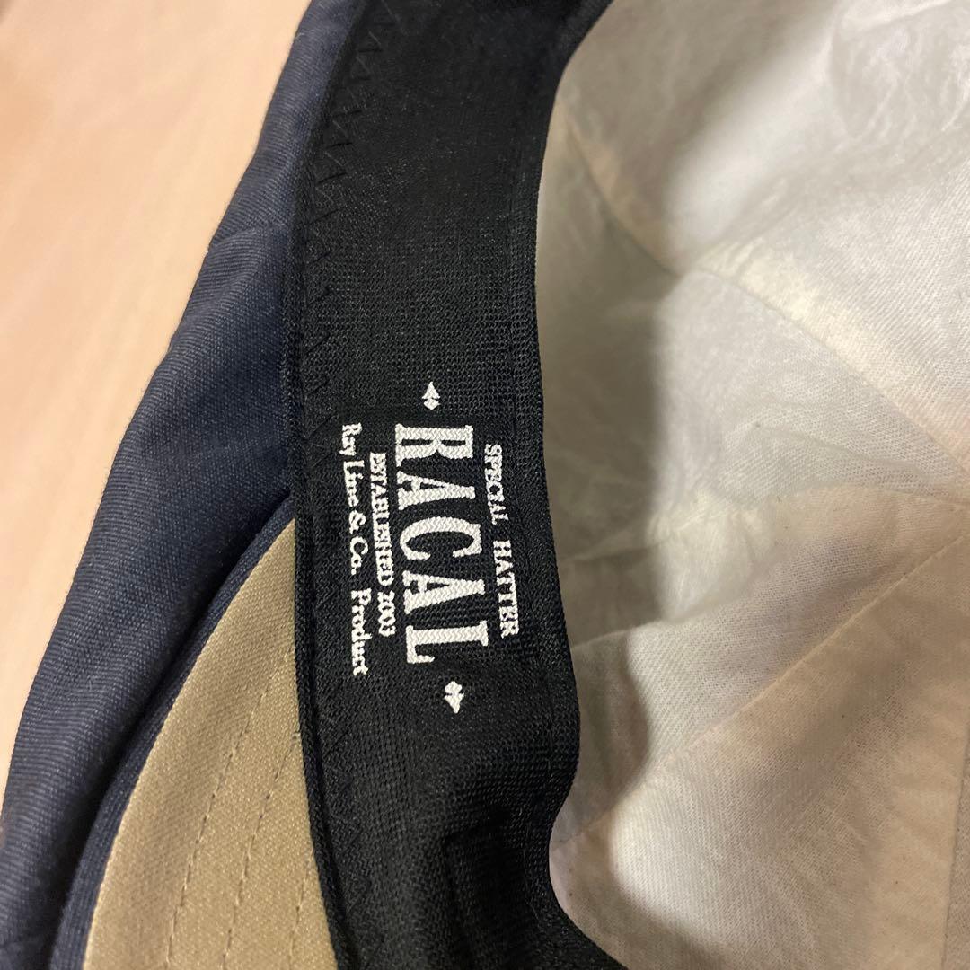 未使用　RACAL MR.OLIVE キャスケット　ベレー帽　ネイビー