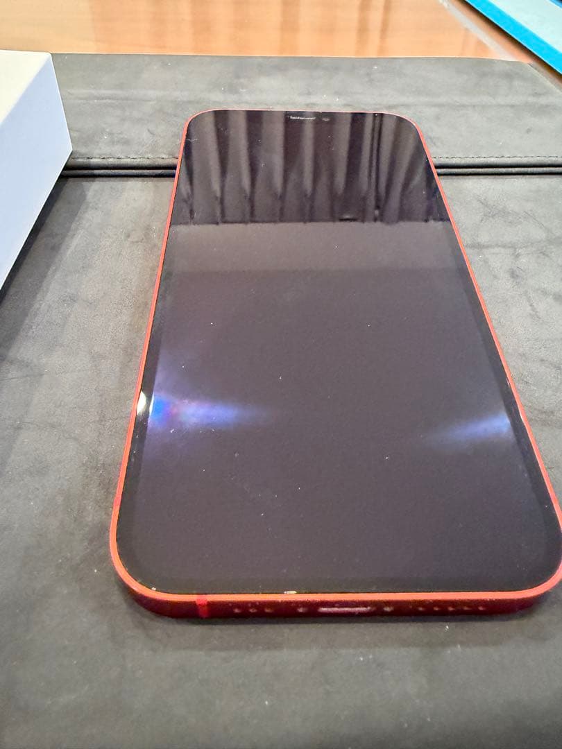 iPhone 12 (256GB)レッド箱あり稼働品新品ケーブル付SIMフリー