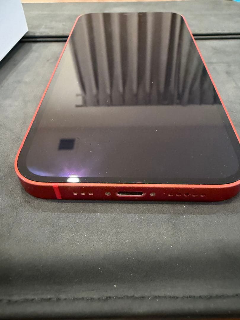 iPhone 12 (256GB)レッド箱あり稼働品新品ケーブル付SIMフリー