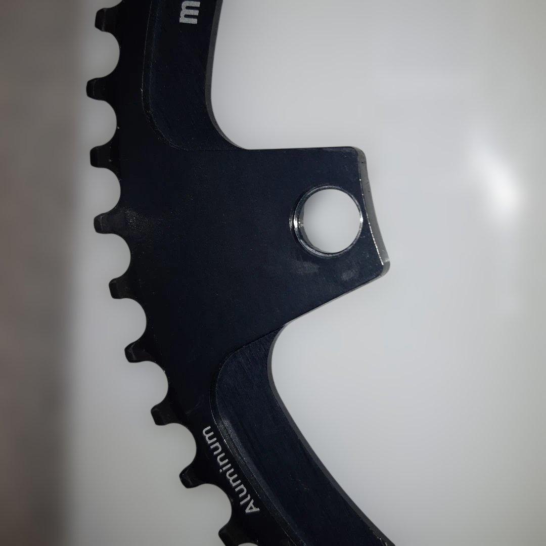 【美品】メローズユナイテッドピースキーパー チェーンリング54Tピューターグレイ