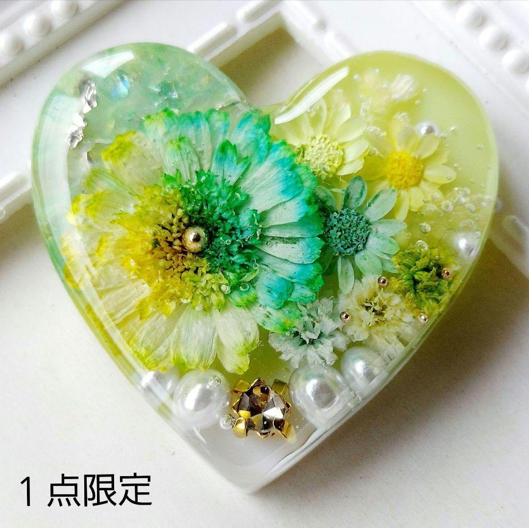 【1604】K☆　レジン　ヘアゴム　ポニーフック　ブロ―チ