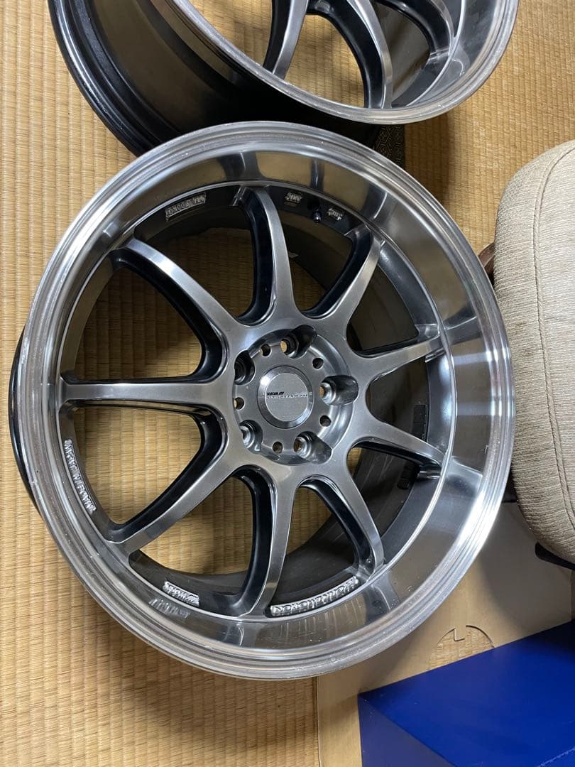 WORK D9R 18インチ　9.5j ドリケツ