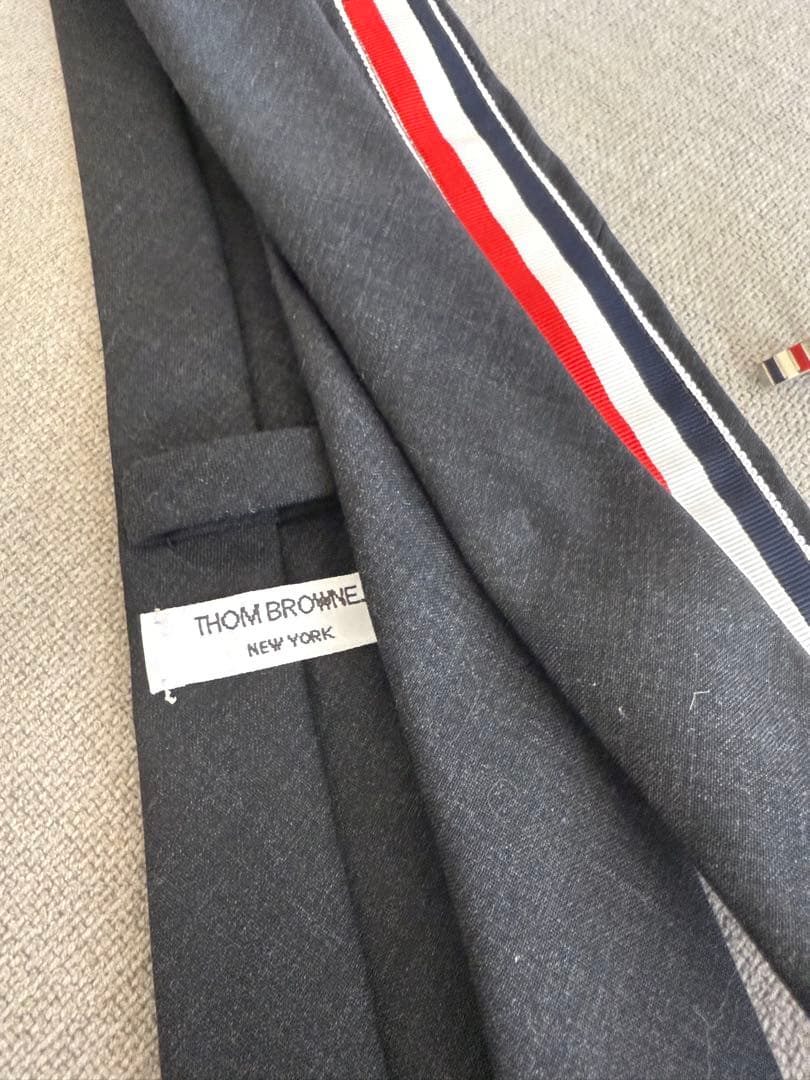 THOM BROWNE ネクタイ タイピンセット売