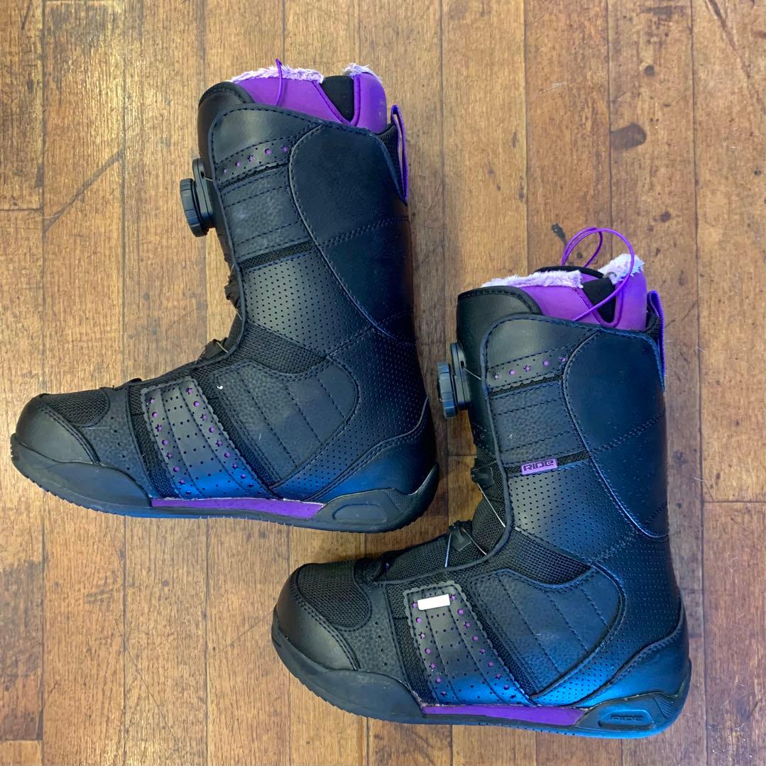 送込！ROXY 148 RIDE 24cm レディーススノーボードデビューセット