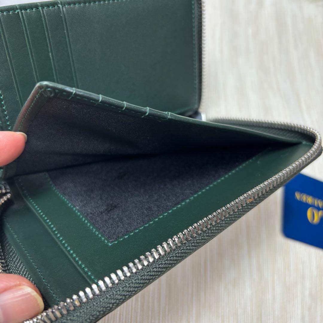 【新品】POLO RALPH LAUREN ポロラルフローレン、折財布、グリーン