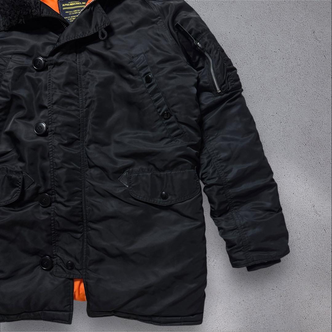 未使用級 ALPHA INDUSTRIES アルファインダストリーズ N3B 黒