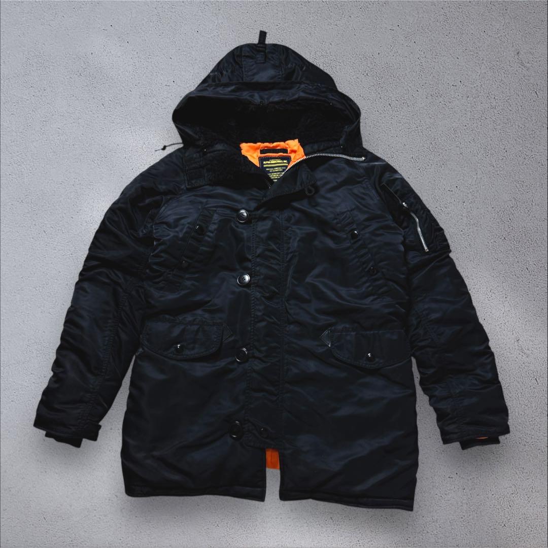 未使用級 ALPHA INDUSTRIES アルファインダストリーズ N3B 黒