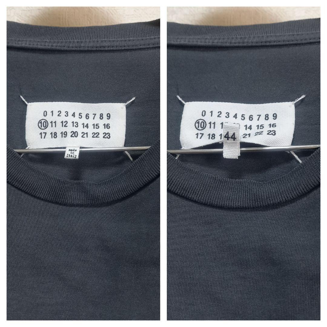 正規品　マルジェラ　ガーメントダイ　Tシャツ　墨黒　オーバーサイズ　44