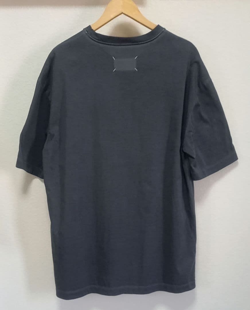 正規品　マルジェラ　ガーメントダイ　Tシャツ　墨黒　オーバーサイズ　44