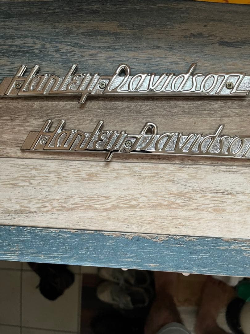 ハ－レ－エンブレム１９５２年～５４年　K-MODEL　ガソリンタンク　エンブレム