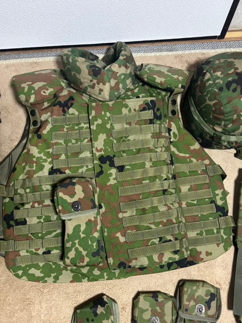 陸上自衛隊 防弾チョッキ2型 (エスアンドグラフ製・複製品)セット
