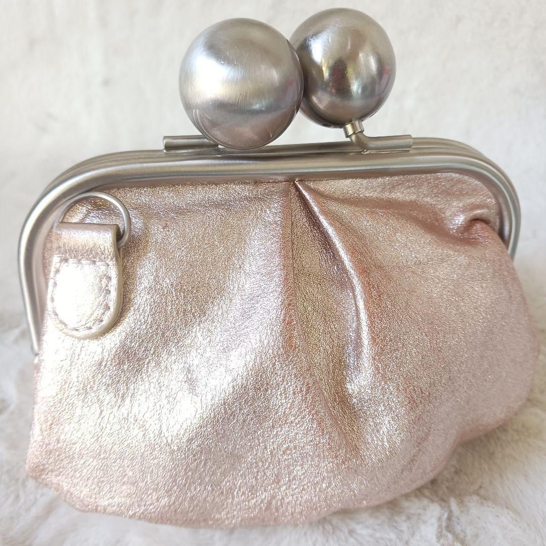 春カラー kawa-kawa カワカワ がま口 ショルダーバッグ ポーチ ミニ