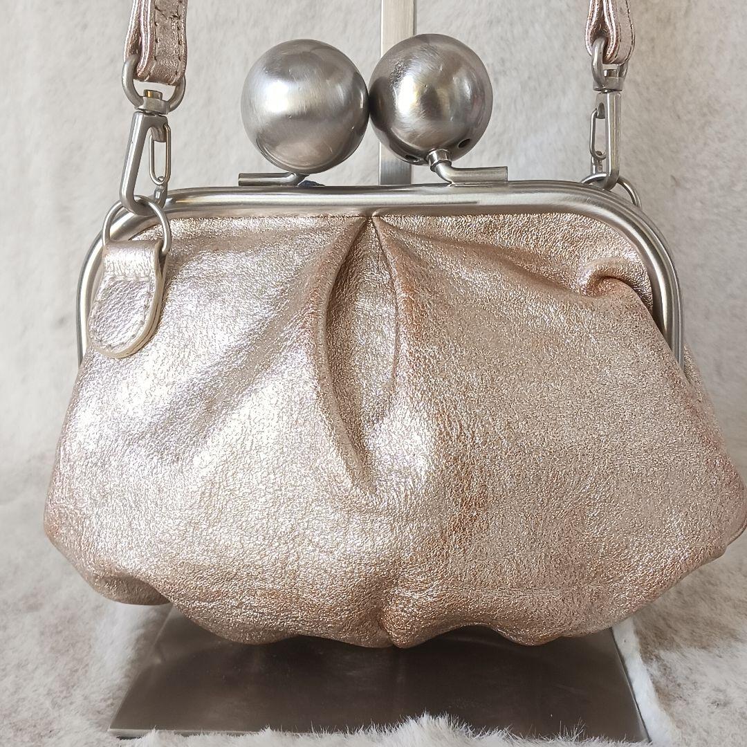 春カラー kawa-kawa カワカワ がま口 ショルダーバッグ ポーチ ミニ