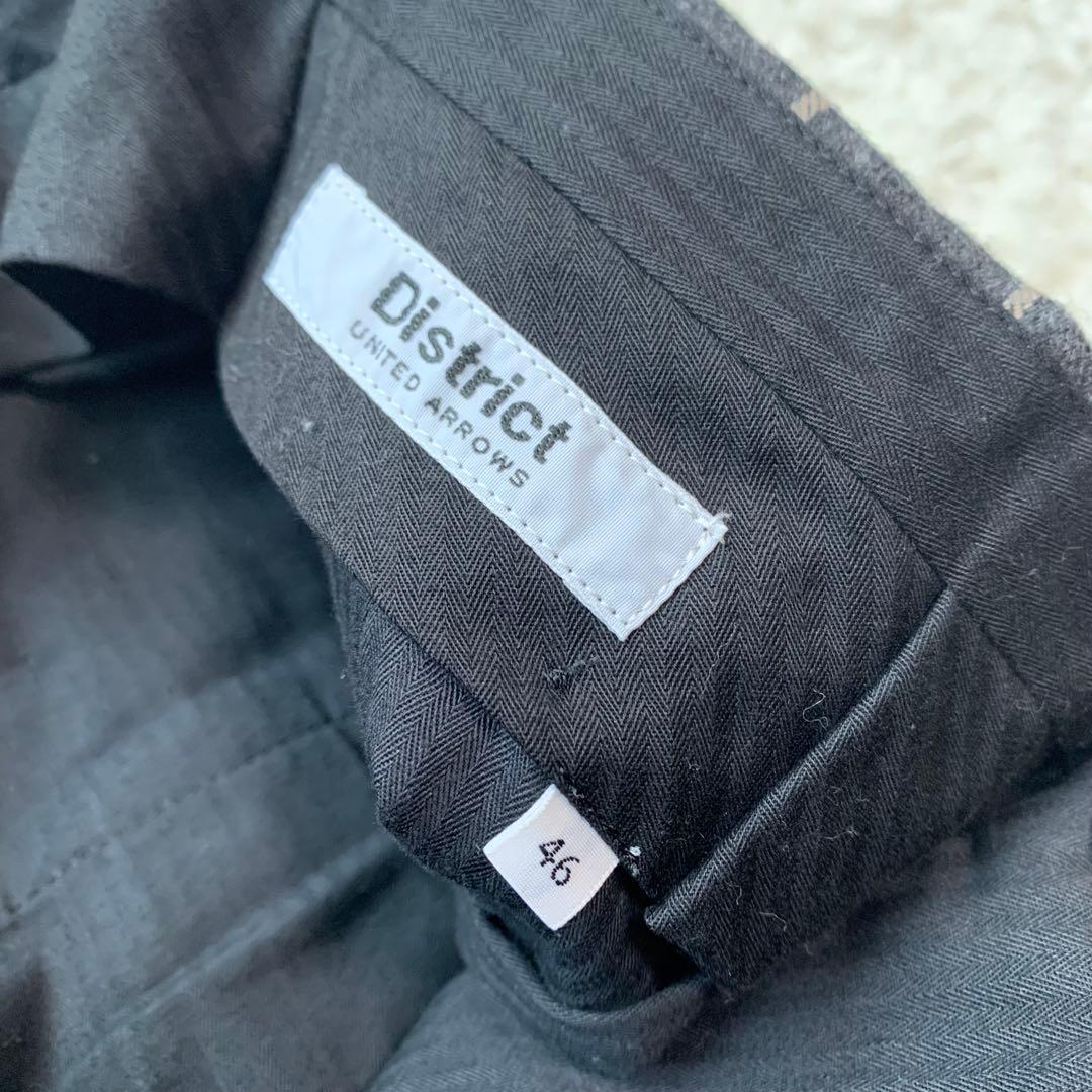 District UNITED ARROWS フランネル セットアップ スーツ