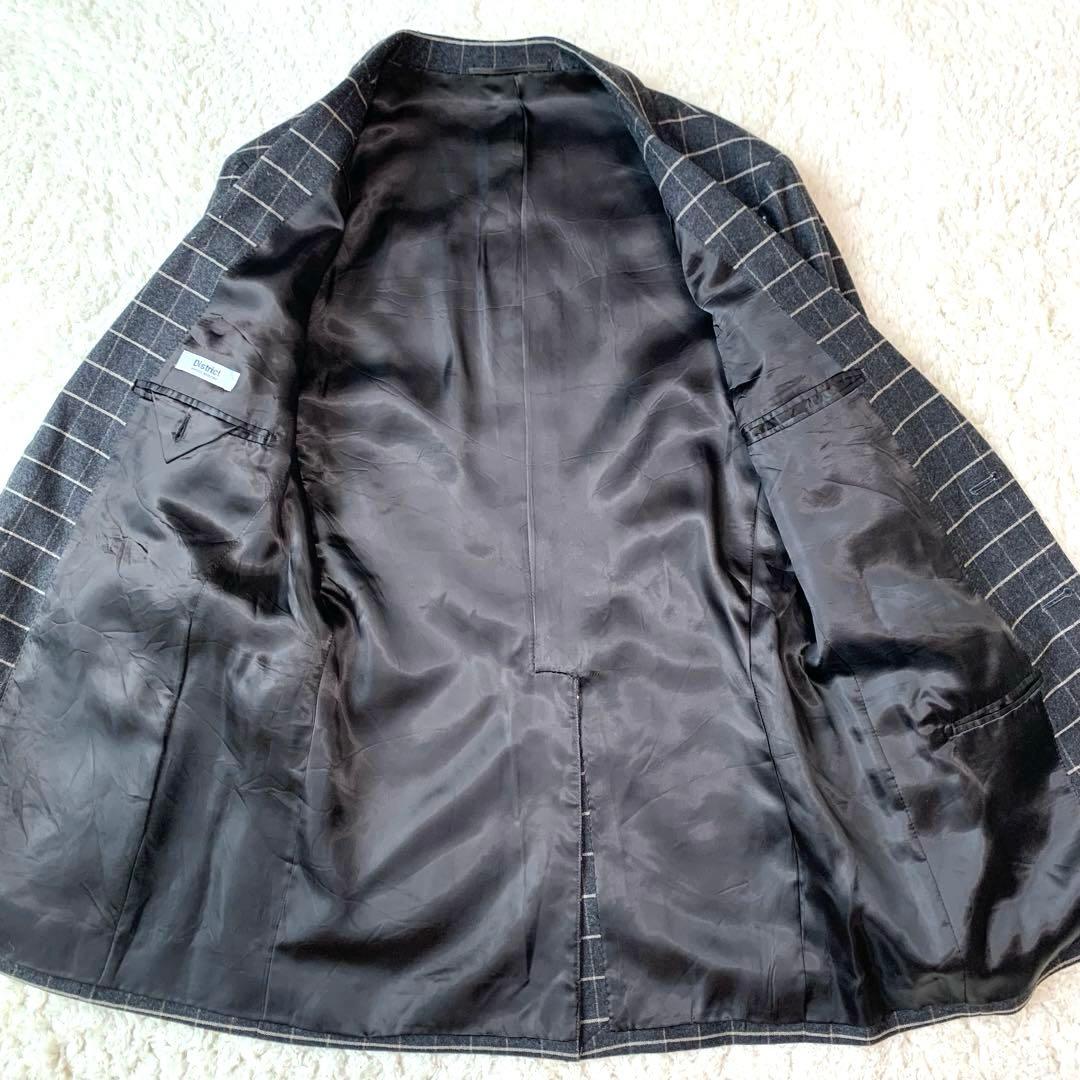 District UNITED ARROWS フランネル セットアップ スーツ