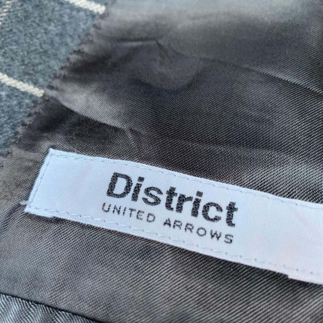 District UNITED ARROWS フランネル セットアップ スーツ