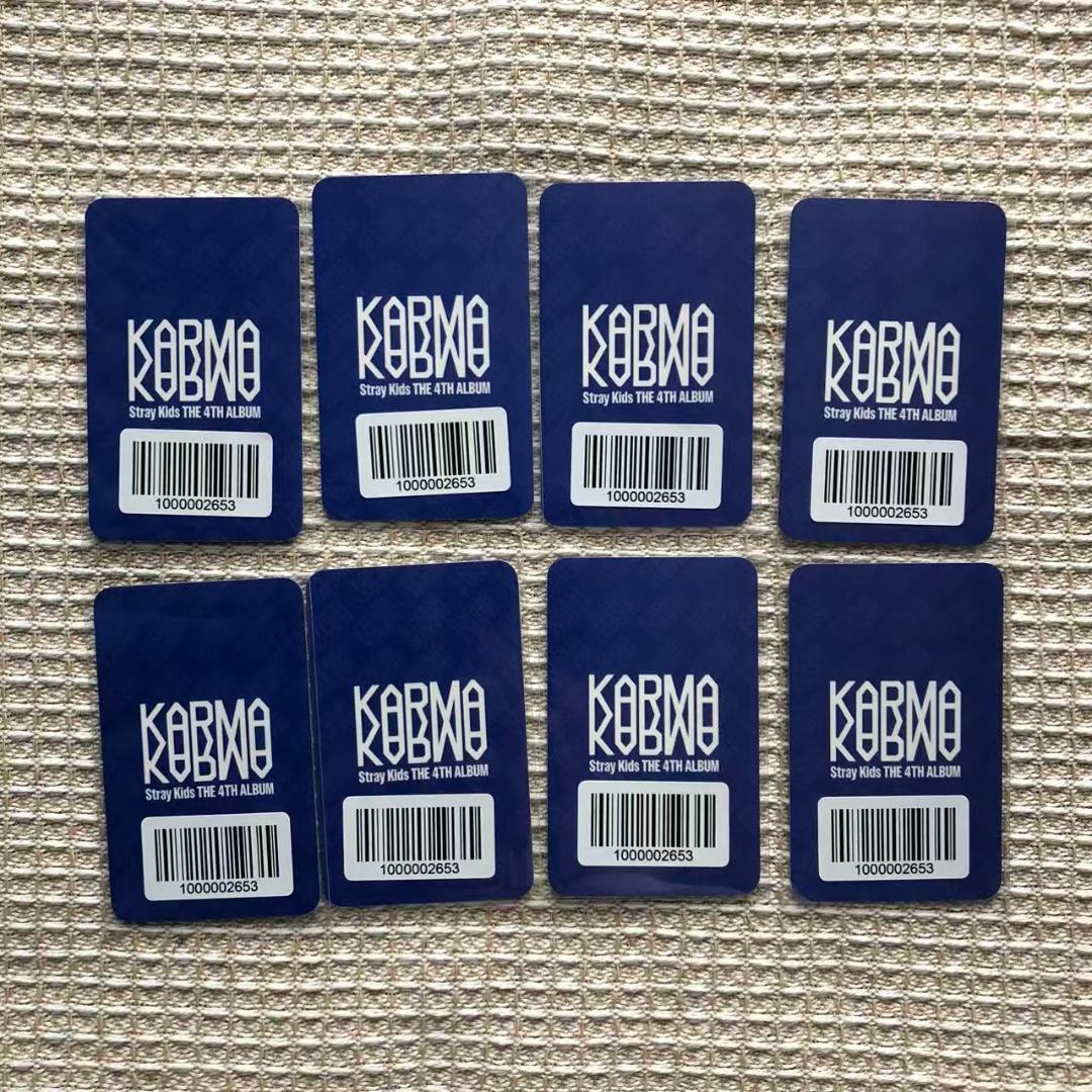 スキズ SKZ KARMA FANS プレリス リスパ 購入特典 トレカ 8種