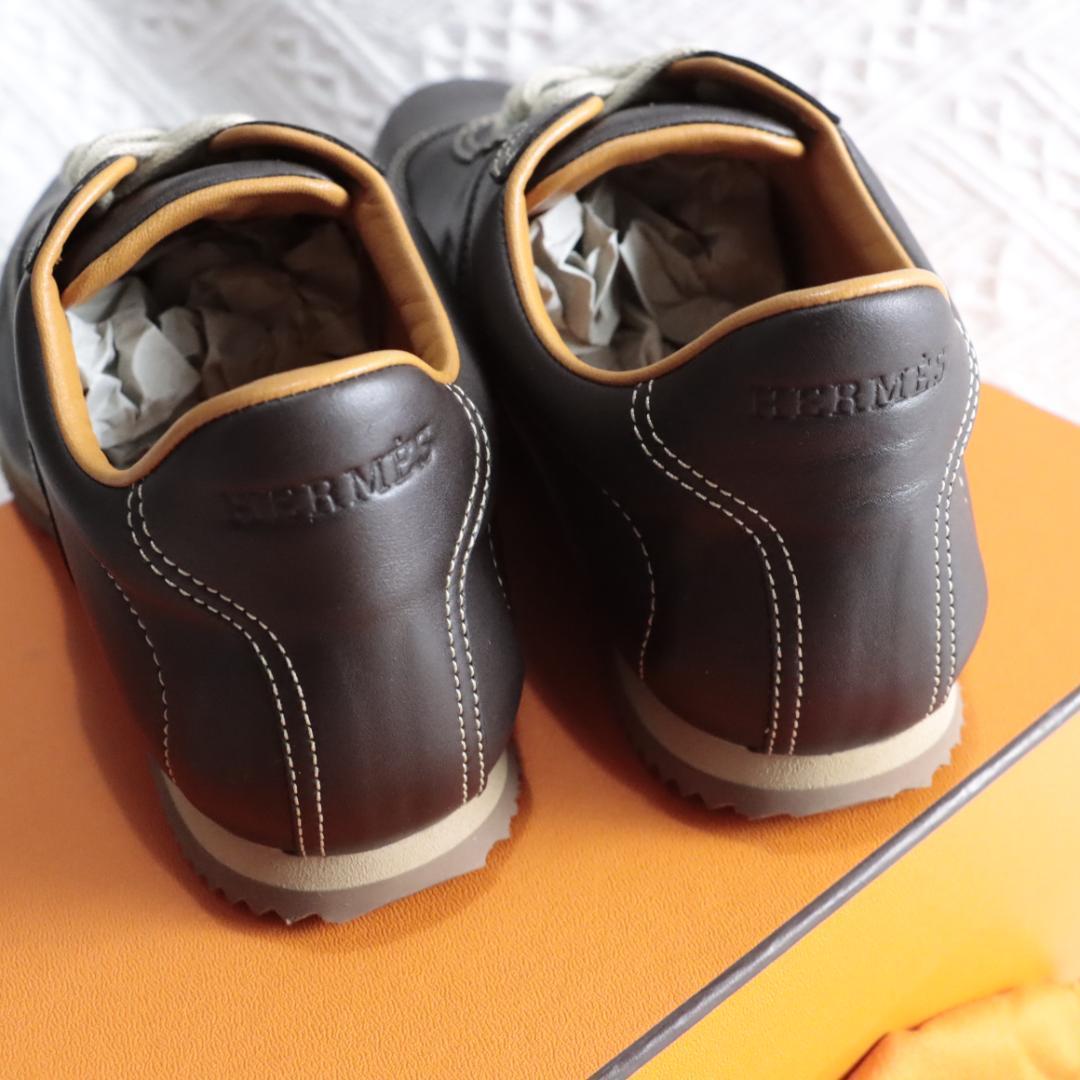 未使用！エルメスHermes　レザーシューズ　クイッカー　スニーカー　クイック