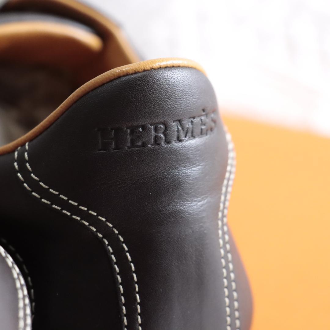 未使用！エルメスHermes　レザーシューズ　クイッカー　スニーカー　クイック