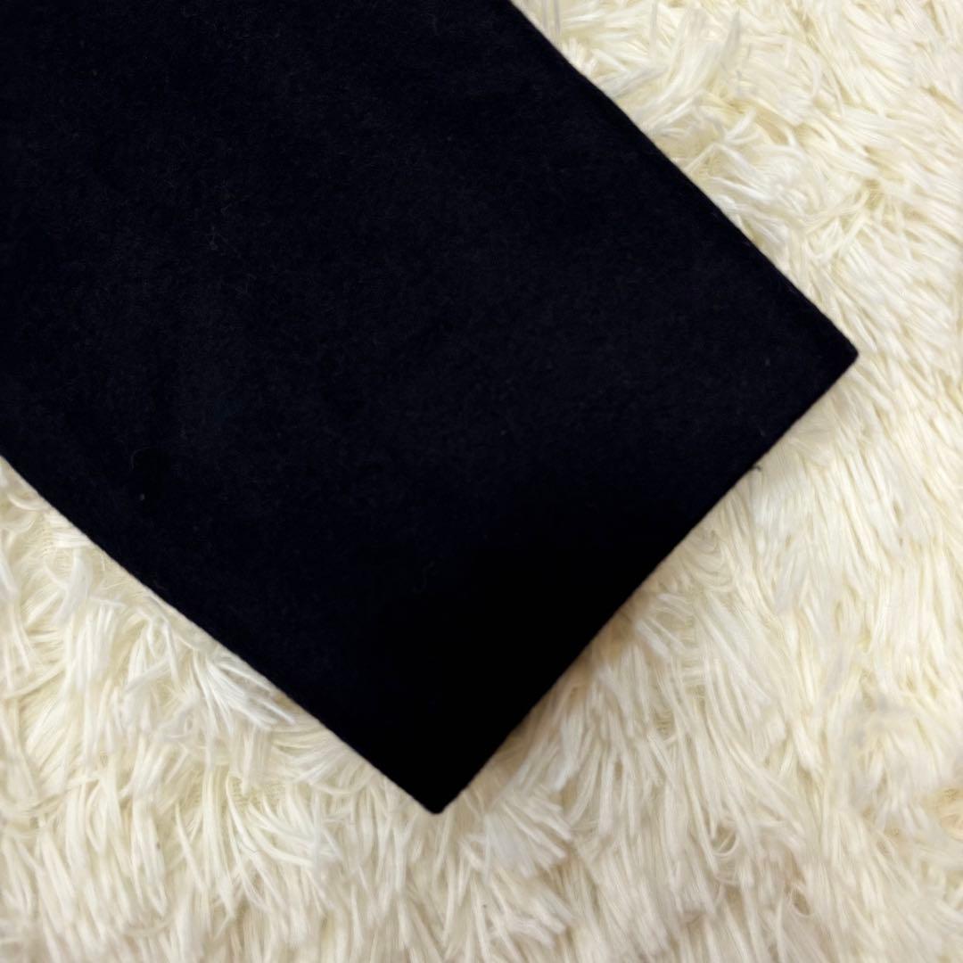 マッキントッシュ✨ショートダブルメルトンコート✨現行品刻印ボタン✨オーバーサイズ