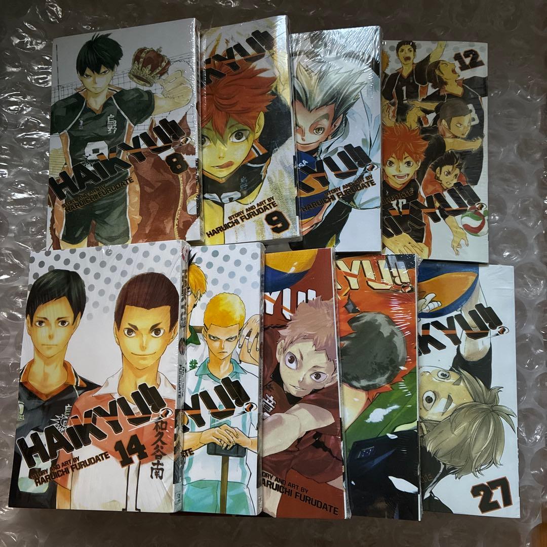 ハイキュー　英語版コミック　合計9冊