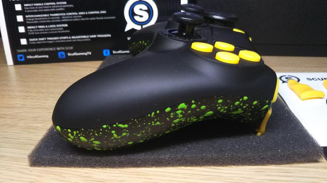 SCUF IMPACT スカフ インパクト フルカスタム 黒×黄