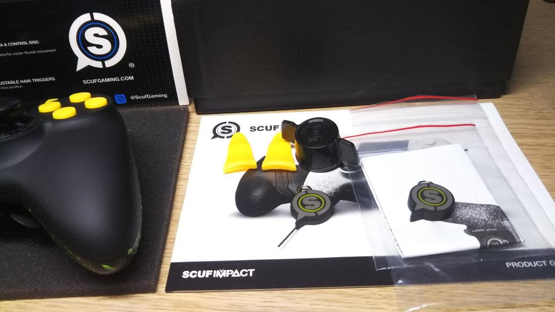 SCUF IMPACT スカフ インパクト フルカスタム 黒×黄