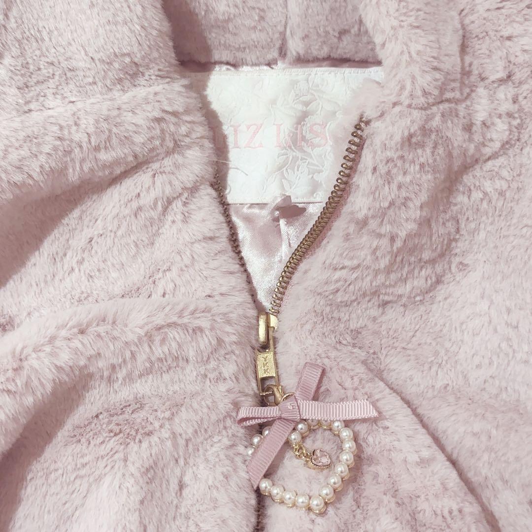 LIZLISA うさ耳フードファーブルゾン リズリサ