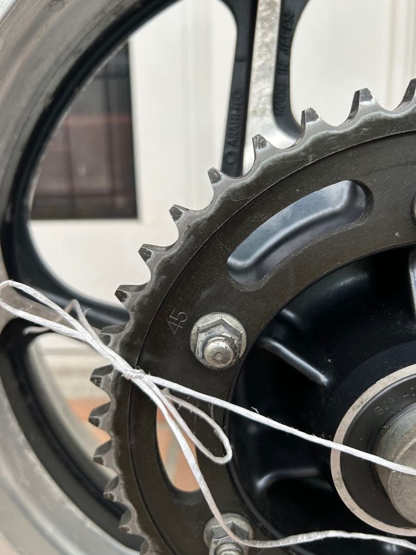 7*w様 カワサキ　ゼファー1100　純正ホイール　前後　中古