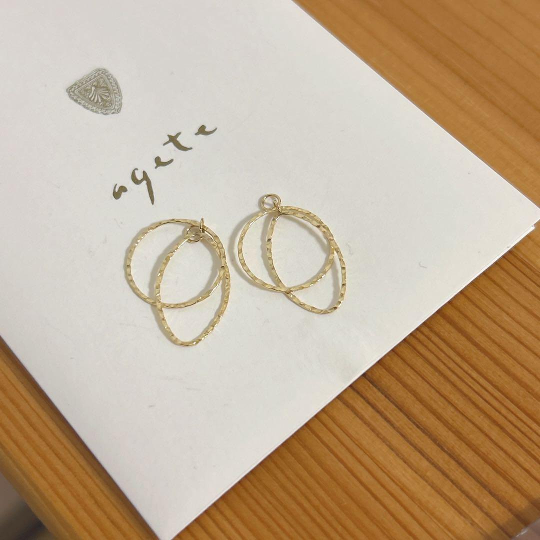 専用　agete アガット ピアス チャーム 10k