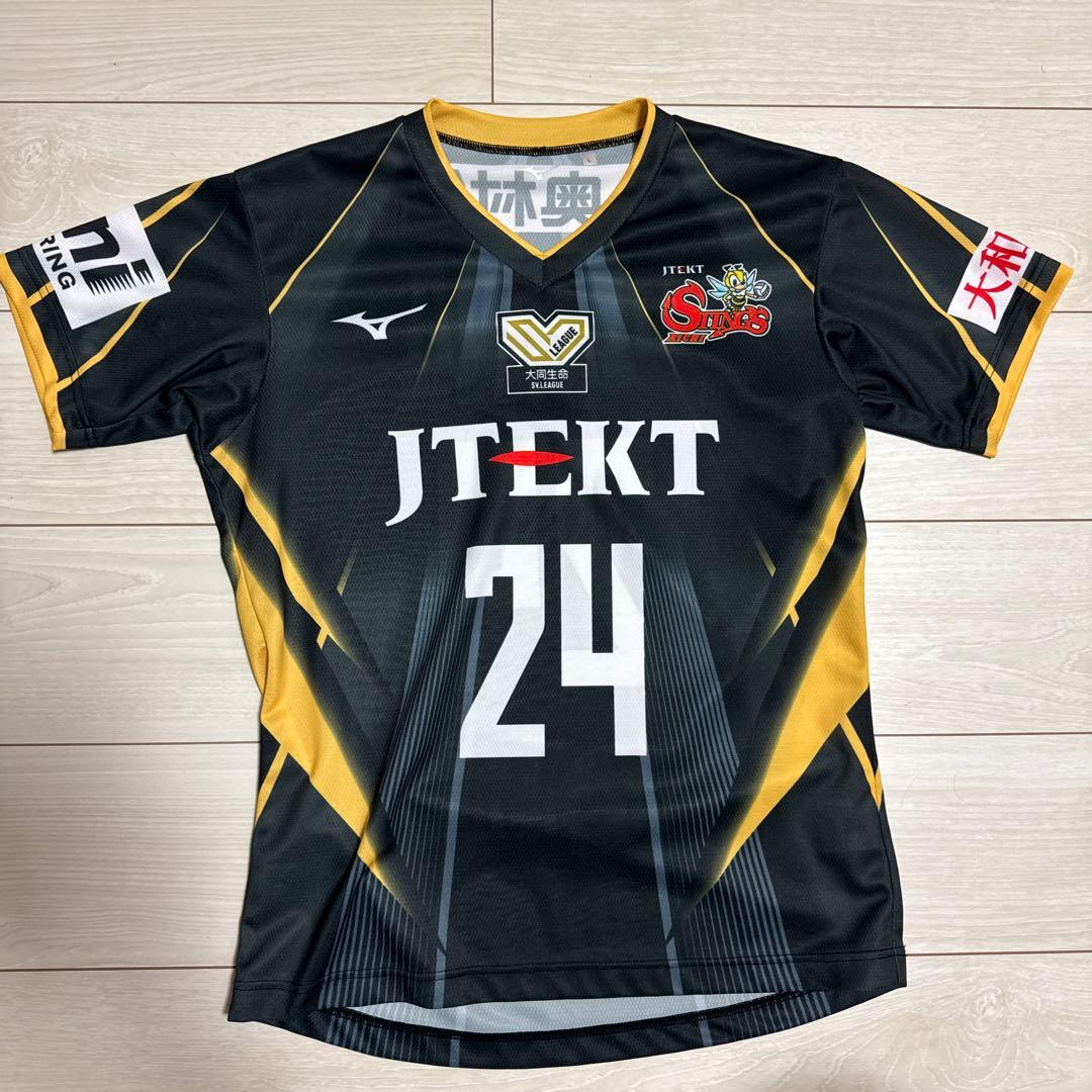 ジェイテクト24番 小川智大選手24-25オーセンティックユニフォーム黒