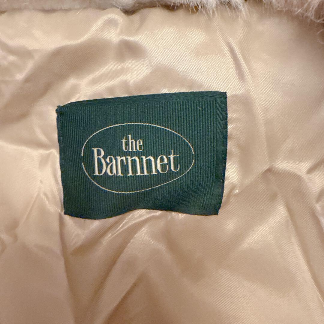 the Barnnetアイボリー 合成ファーコート ショート