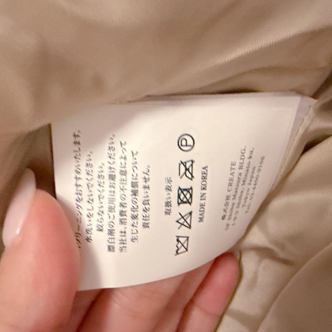 the Barnnetアイボリー 合成ファーコート ショート