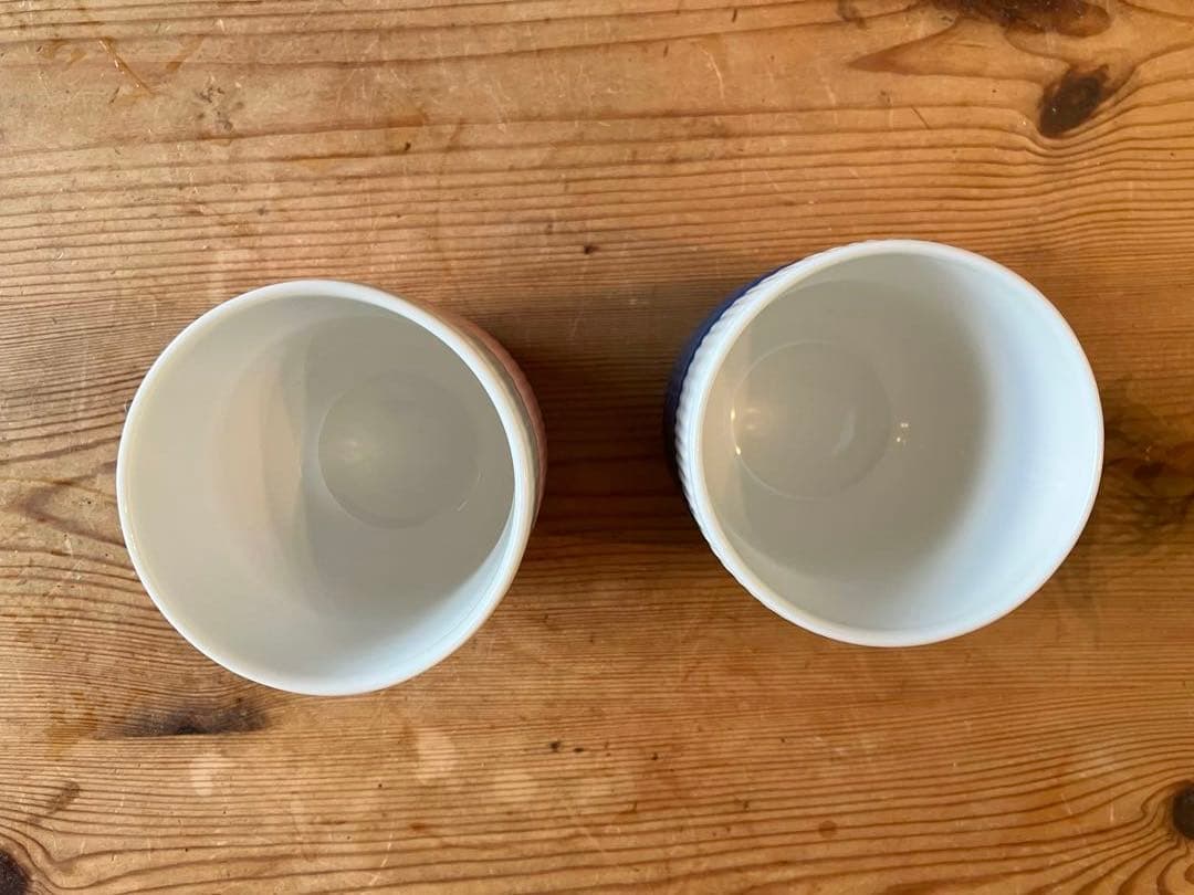 ロイヤルコペンハーゲンフルーテッドコントラストマグメガブルーダリア380ml×2