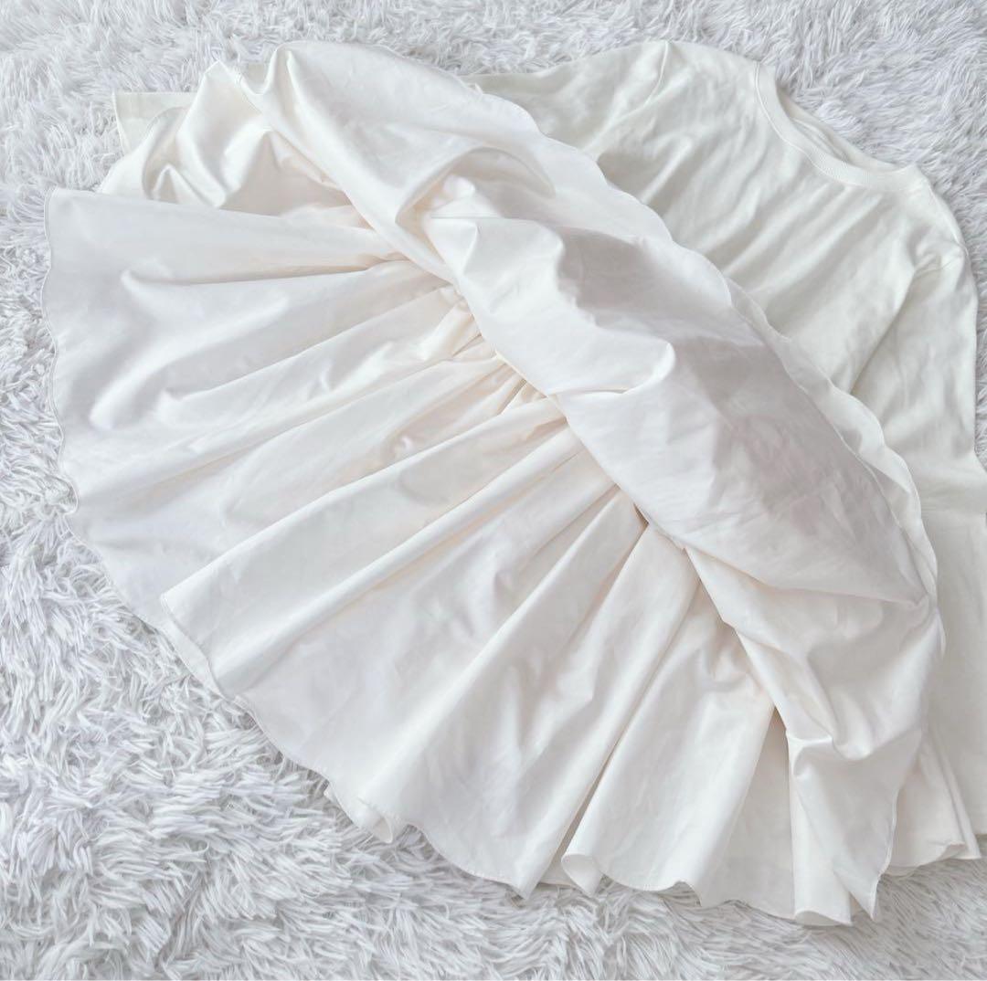 美品✨ ロージーモンスター ダブルスカラップドッキングチュニック付き 白