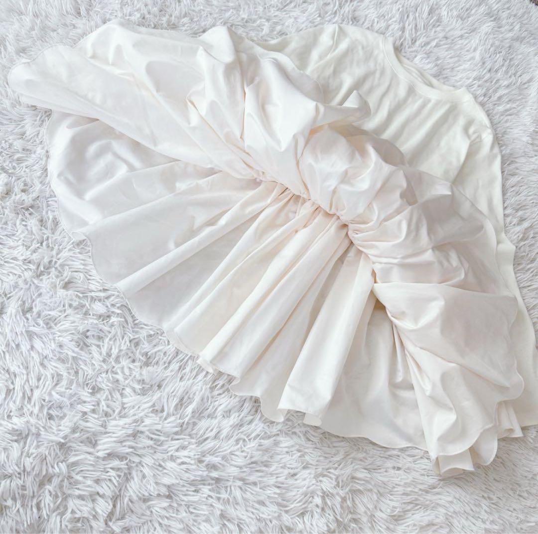 美品✨ ロージーモンスター ダブルスカラップドッキングチュニック付き 白