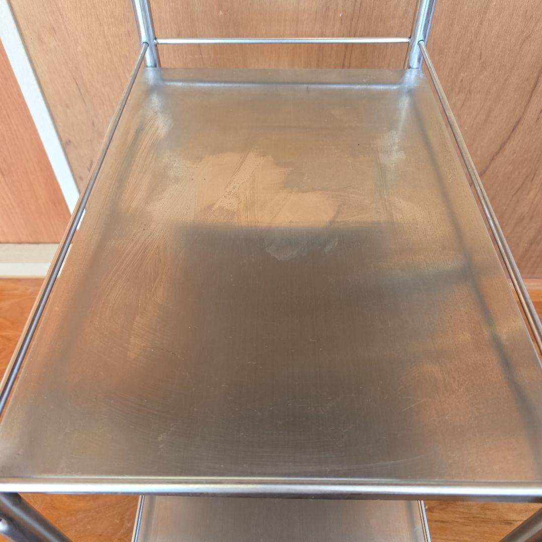 ステンレス 3段 キッチンワゴン ラック キャスタースムーズ