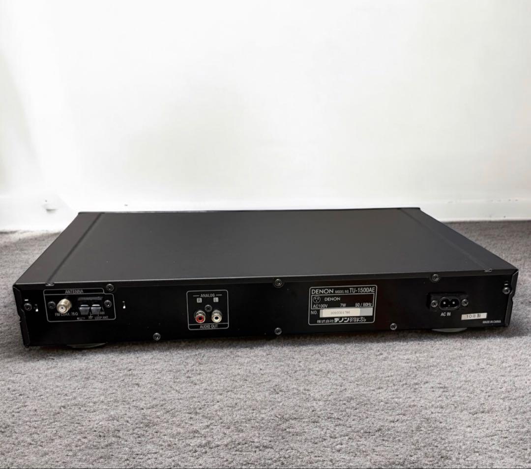 DENON チューナー TU-1500AE ブラック美品 リモコン 取説付き