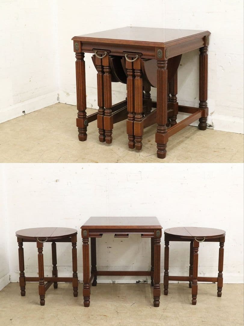 イタリア【ネストテーブル】ヴィンテージ・バタフライテーブル