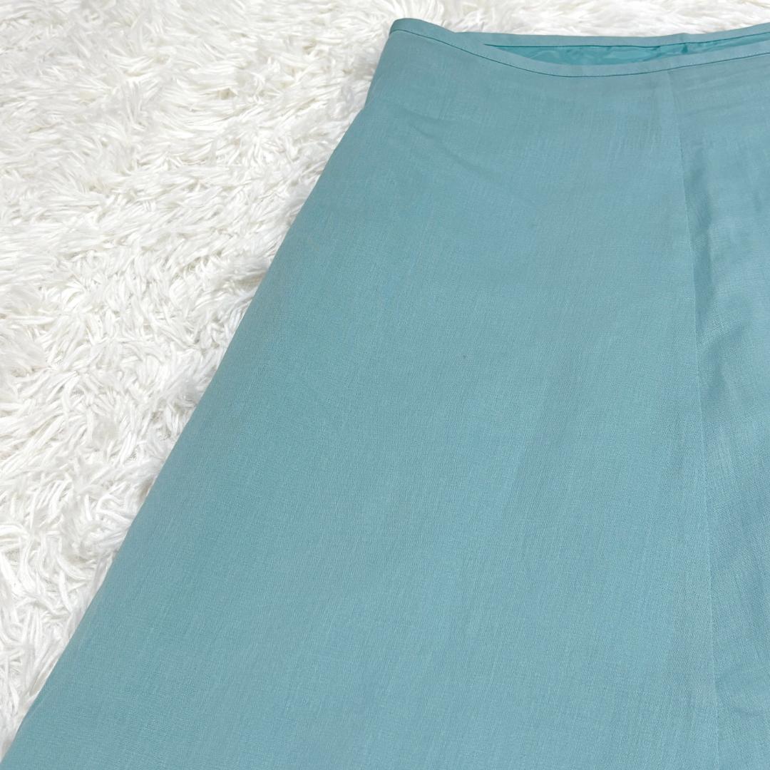 VIVIENNE TAM ヴィヴィアンタム 花柄刺繍フレアスカート 0 ミント