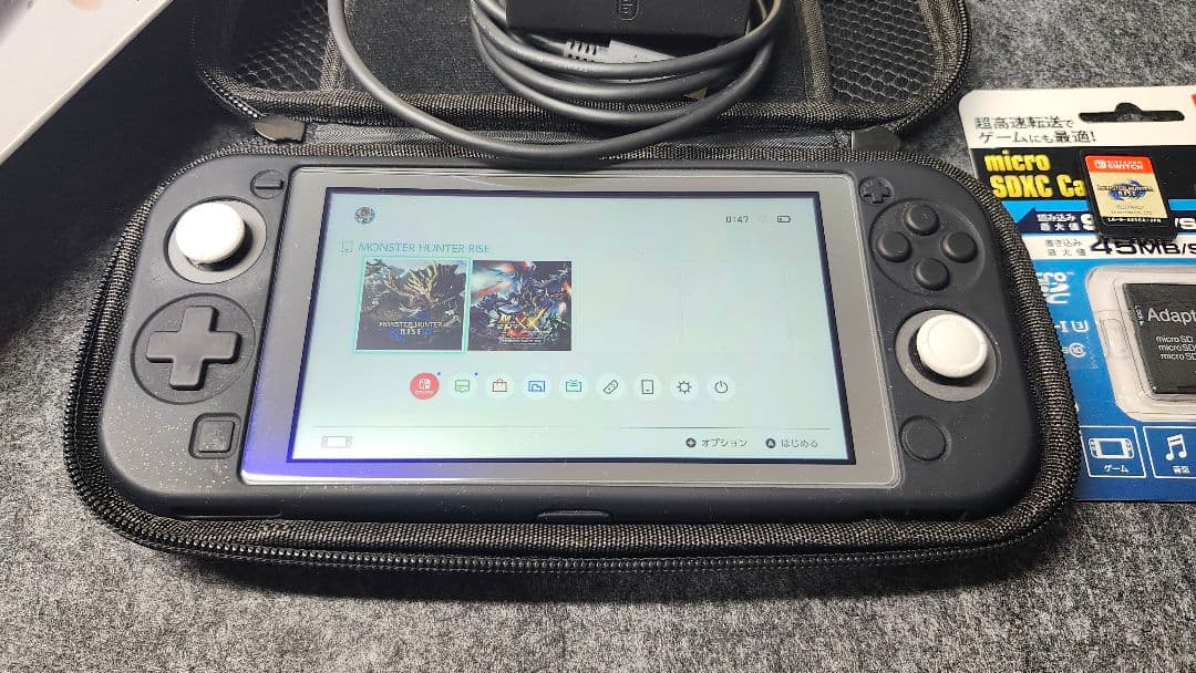 任天堂　スイッチ　ライト　128GBメモリカード　モンスターハンターライズ