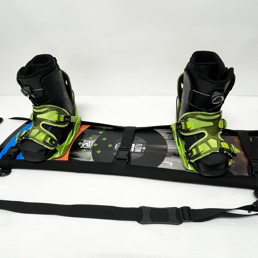 FLOW RIDE スノボセット　フロウ　ライド　スノーボード　3点セット　美品