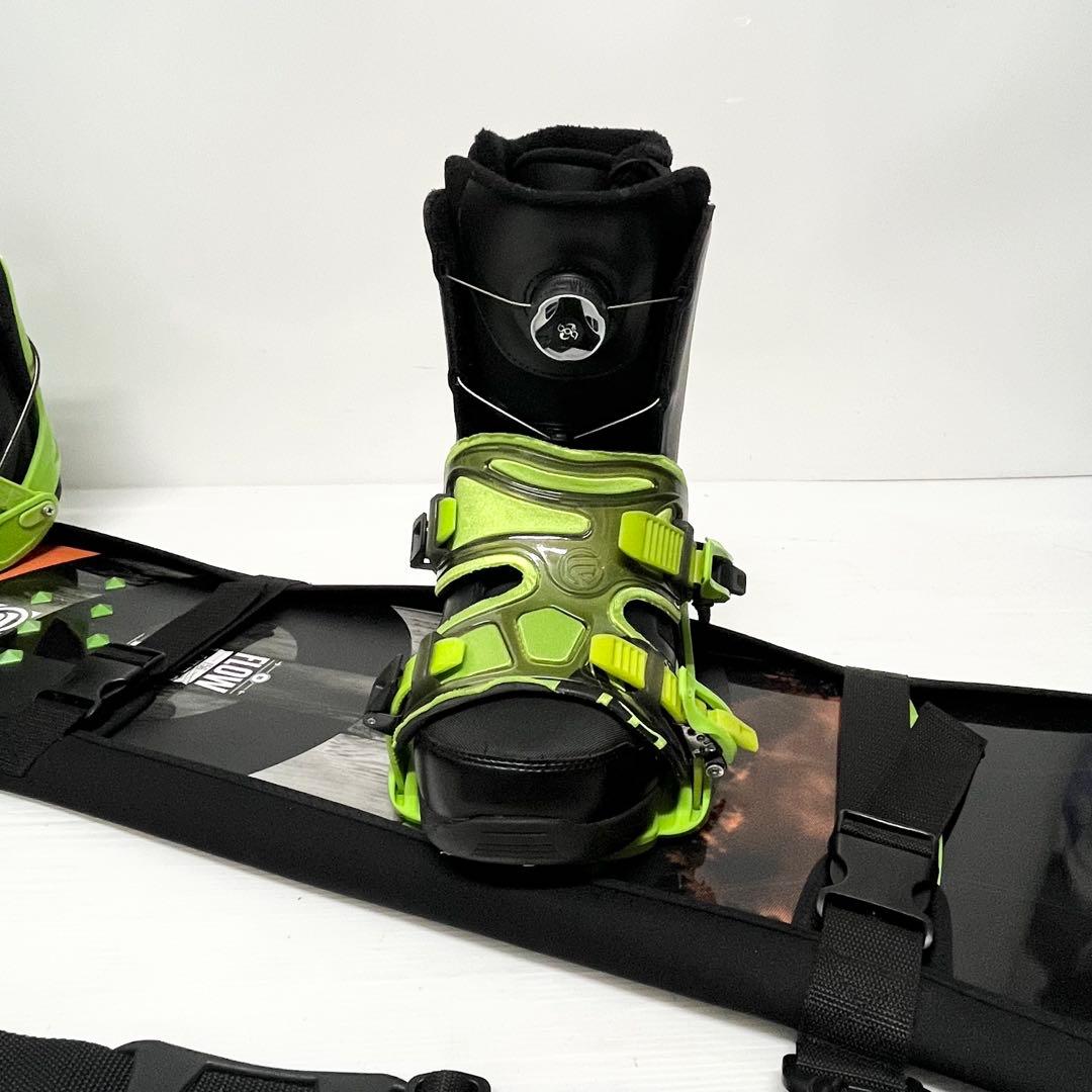 FLOW RIDE スノボセット　フロウ　ライド　スノーボード　3点セット　美品