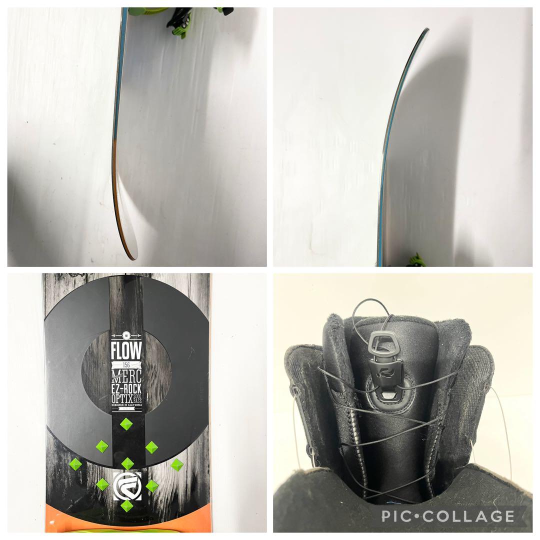 FLOW RIDE スノボセット　フロウ　ライド　スノーボード　3点セット　美品
