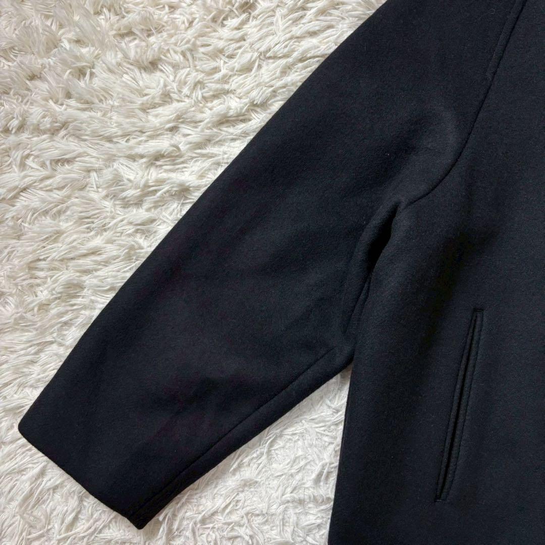 【美品】Liyoca リヨカ　ビーバーバンドカラーコート