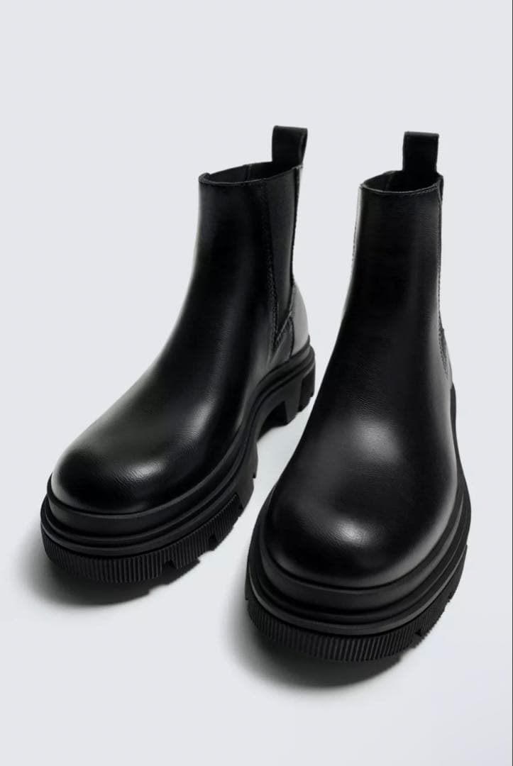 ZARA チャンキーチェルシーブーツ　43 27.5cm相当