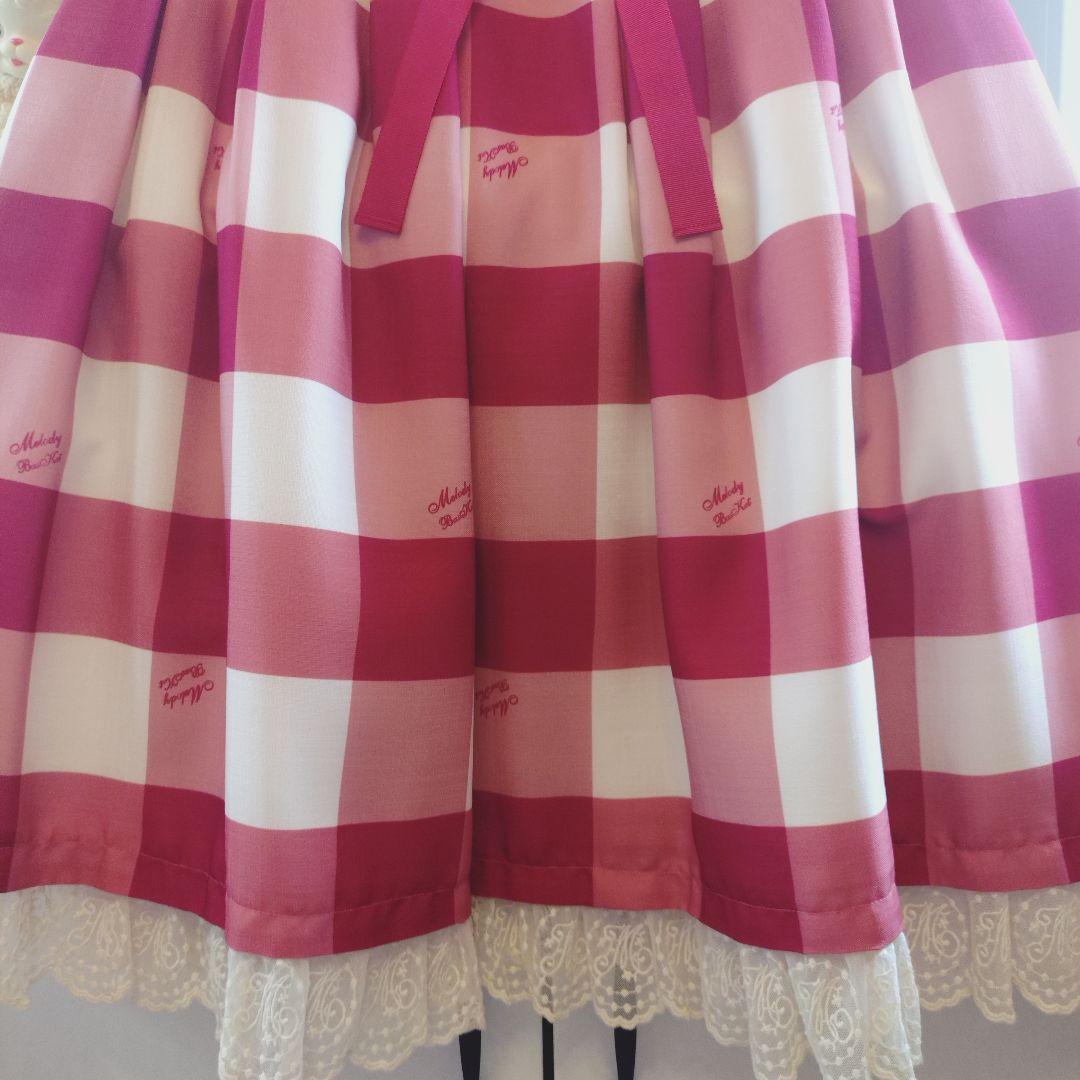 メロディバスケット ♡ メロディブロックチェックワンピース