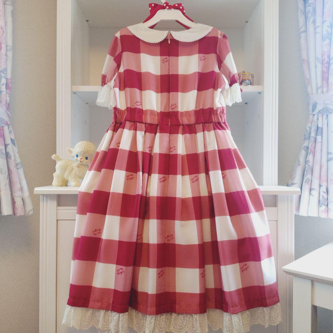 メロディバスケット ♡ メロディブロックチェックワンピース