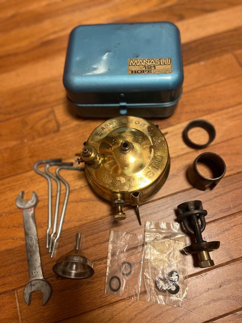 MANASLU 121 シングルバーナーコンロ＋126タンク（ジャンク・おまけ）