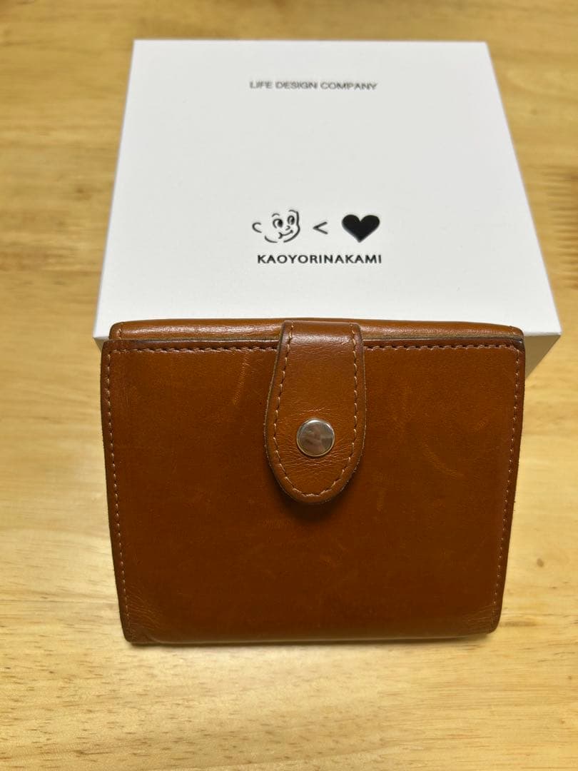 人気！！！　KAOYORINAKAMI 財布 ブラウン